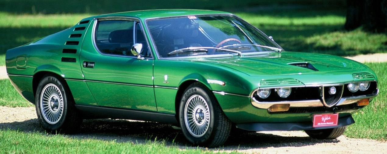 I will post an image of an Alfa Romeo Montreal which I think you will agree